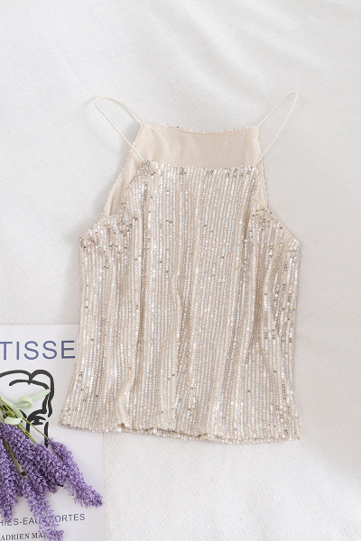 Praegune litrite ja õhukeste rihmadega naiste topp