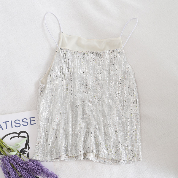 Praegune litrite ja õhukeste rihmadega naiste topp