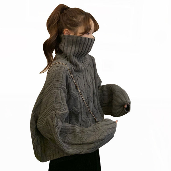 Modern női pulóver négy színben széles modell