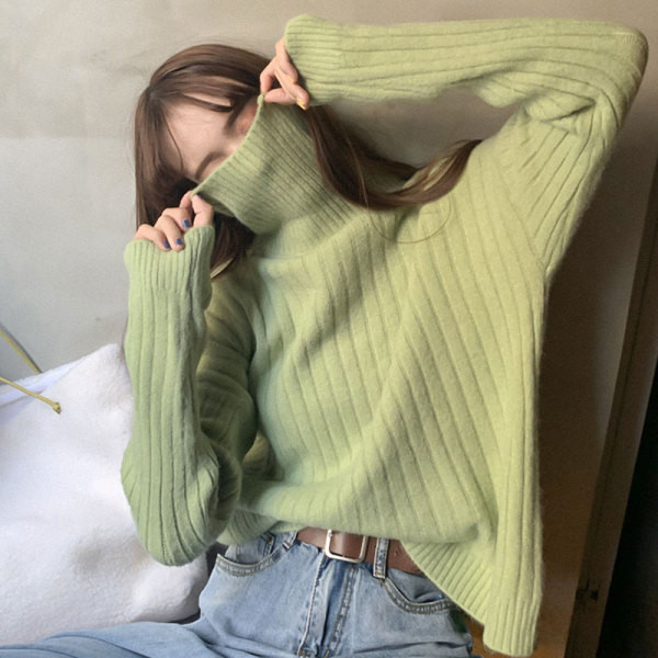 Női alkalmi pulóver több színben széles modell