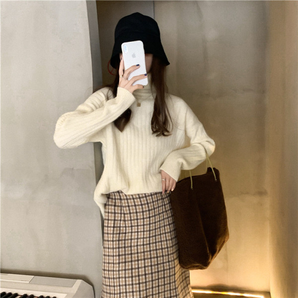 Női alkalmi pulóver több színben széles modell