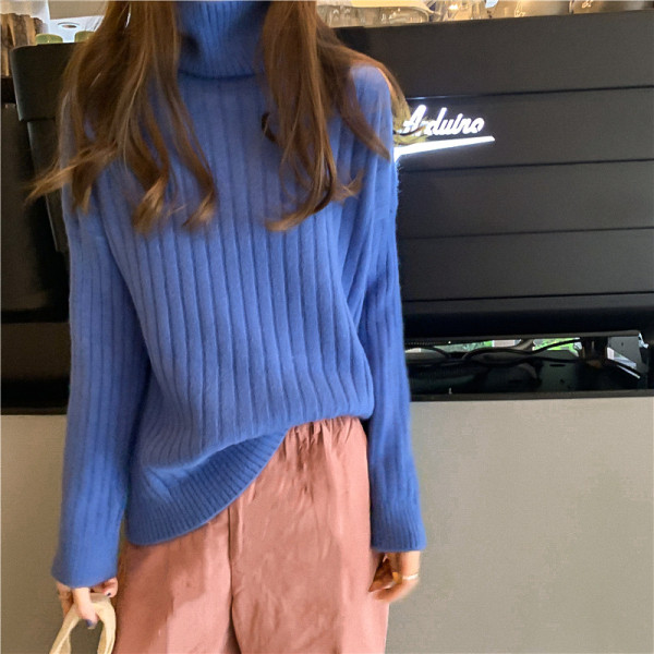 Női alkalmi pulóver több színben széles modell