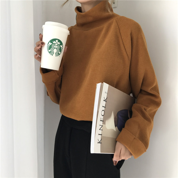 Aktuális női pulóver négy színben széles modell