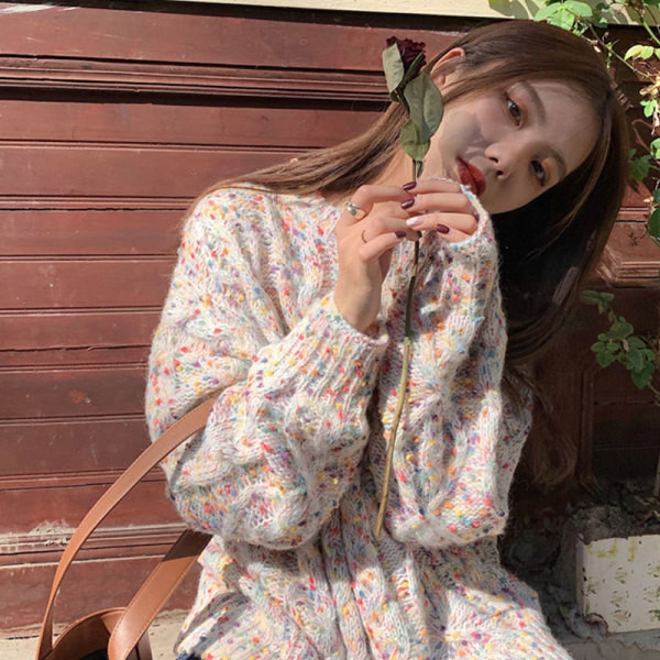 Női alkalmi pulóver három színben, hosszú modell