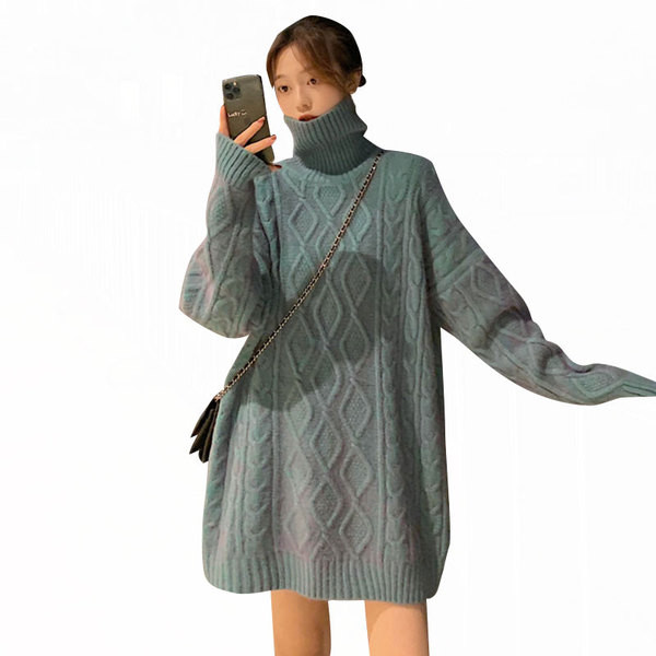 Aktuális női hosszú pulóver modell több színben