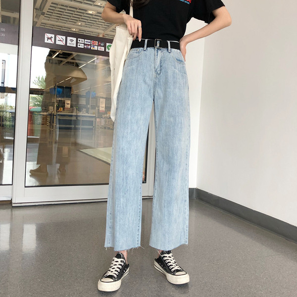 Modern női farmer Charleston típusú, magas derékkal