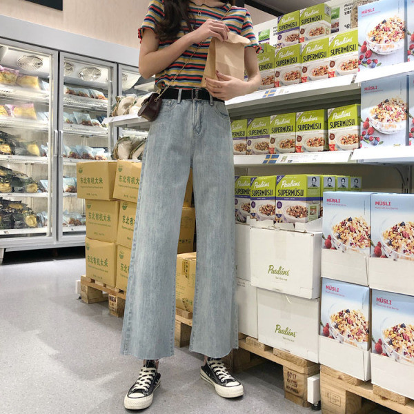 Modern női farmer Charleston típusú, magas derékkal