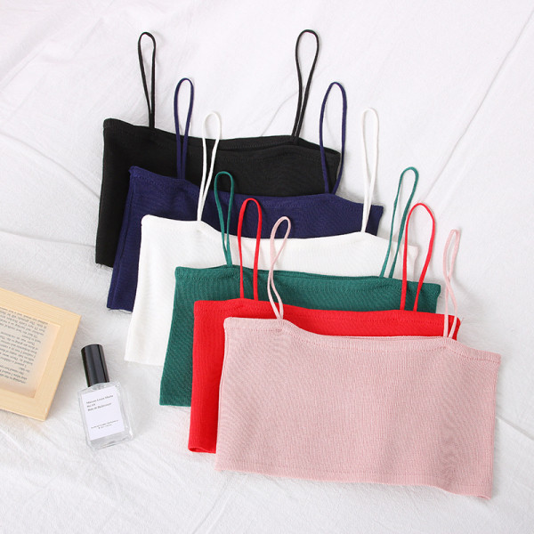 Moodne naiste kaheosaline tülliga tanktop