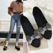 Moderne ženske mokasine s 3D trakom i platformom