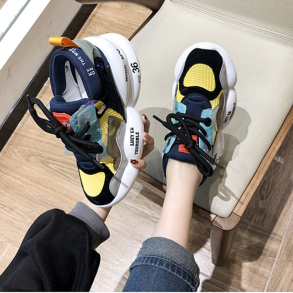 Νέο μοντέλο σπορ γυναικεία αθλητικά παπούτσια με σκληρή σόλα