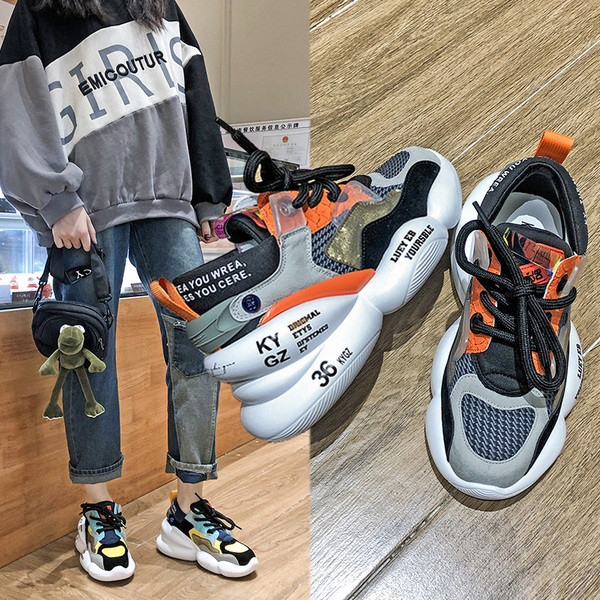 Νέο μοντέλο σπορ γυναικεία αθλητικά παπούτσια με σκληρή σόλα