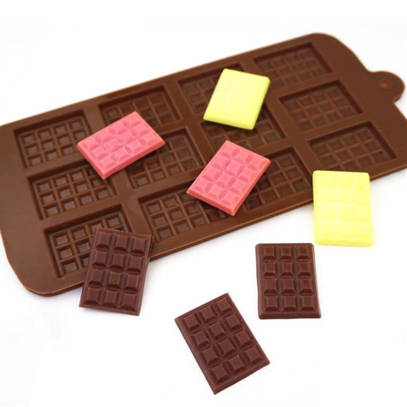 Καλούπι σιλικόνης για σοκολάτες με μέγεθος 21,5 * 11,5 * 2,5CM