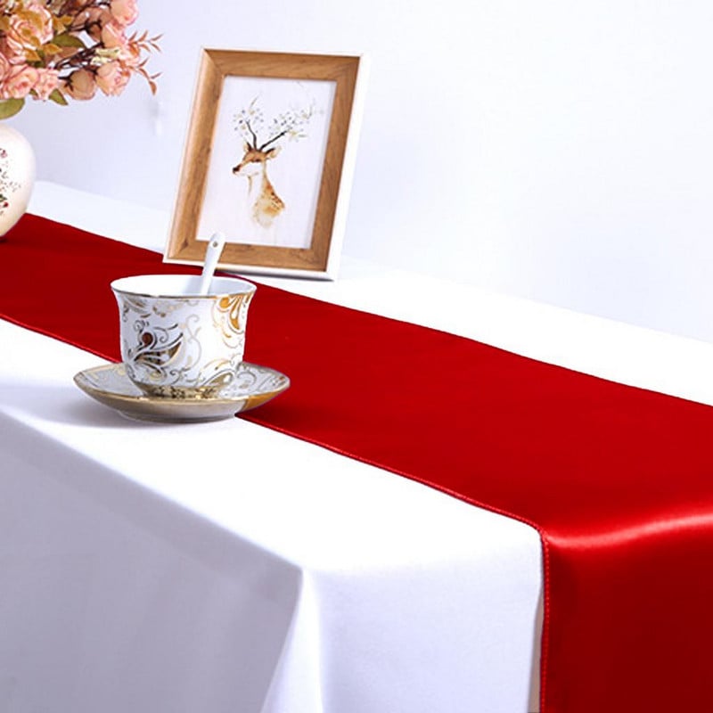 Fata de masa din satin monocolor in mai multe culori