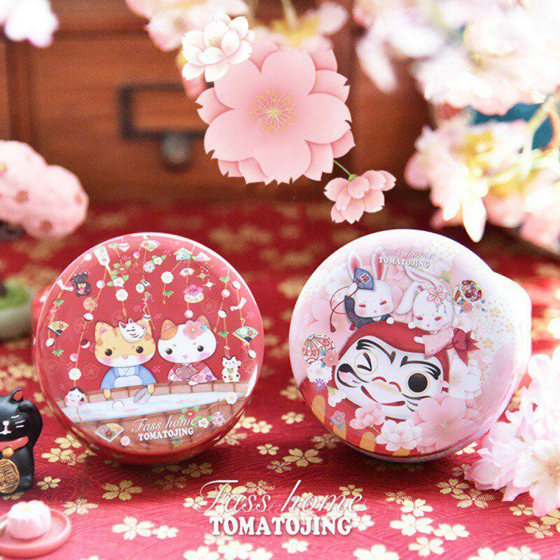 Ünnepi húsvéti doboz cukorkának és tojásnak, kerek formában