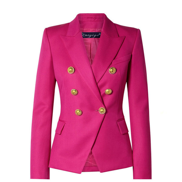 Νέο μοντέλο γυναικείο καρό σακάκι με μακρύ μανίκι και κουμπιά