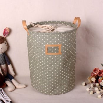 Водоустойчив кош с дръжки за съхранение на детски играчки или дрехи за пране