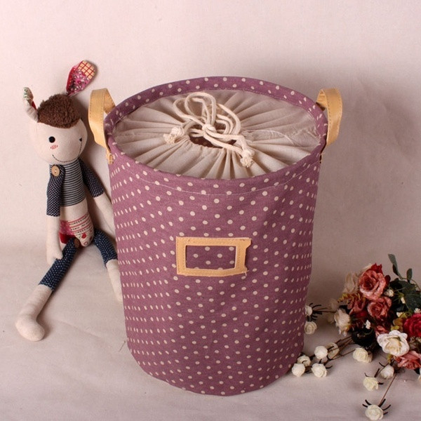 Vandeniui atsparus krepšys su rankenomis žaislams ar skalbiniams laikyti