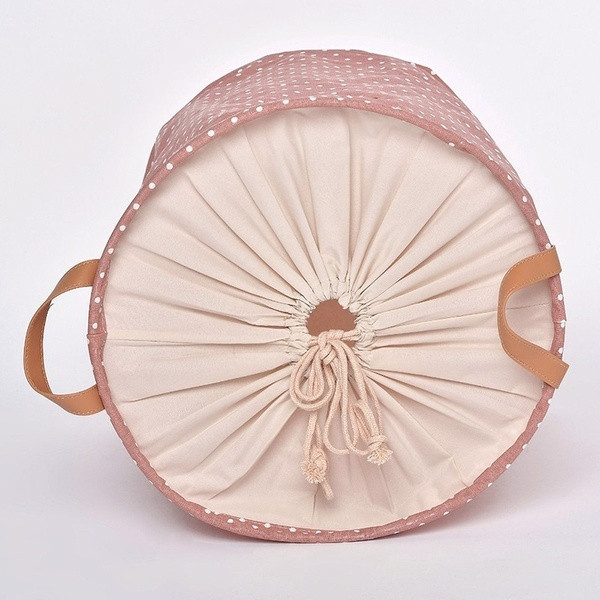 Vandeniui atsparus krepšys su rankenomis žaislams ar skalbiniams laikyti