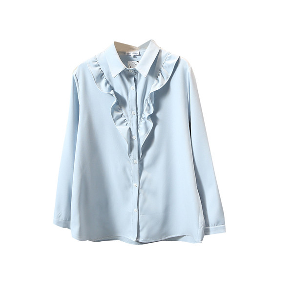 Modern női ing klasszikus gallérral és gombokkal