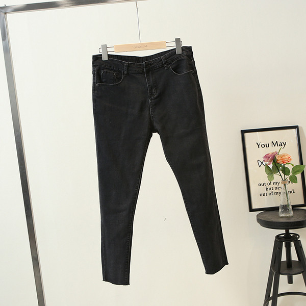 Női farmer magas derékkal Karcsú modell tavaszra és őszre