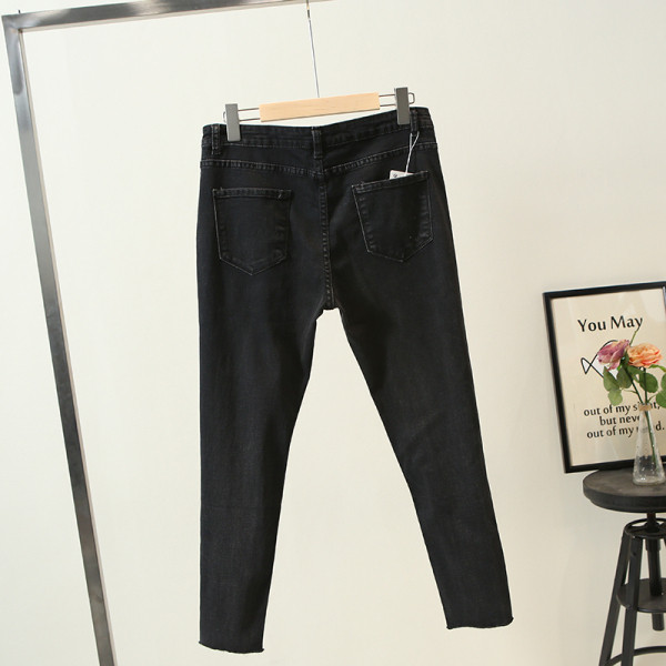 Női farmer magas derékkal Karcsú modell tavaszra és őszre