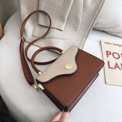 Casual γυναικεία τσάντα σε μαύρο, κόκκινο, καφέ, ροζ και μπεζ χρώμα