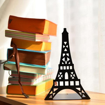 Метална стойка за книги във формата на айфеловата кула 