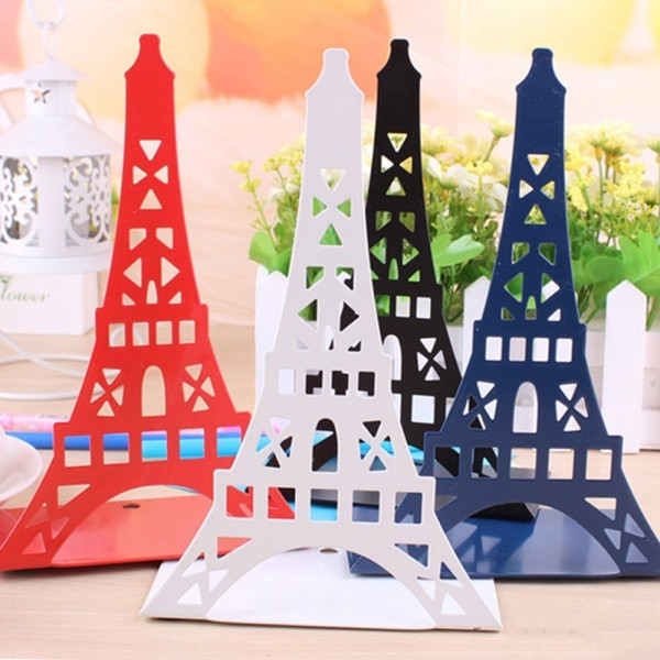 Eiffeli torni kujuline metallist raamatualus