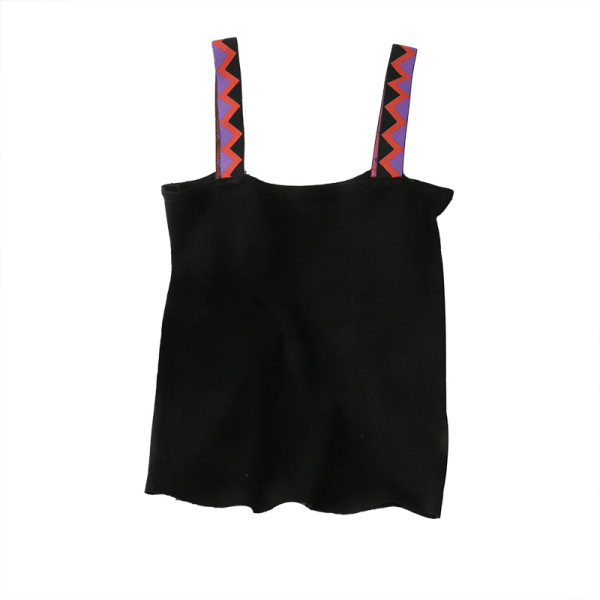 Uut mudelit värviliste rihmadega naiste topp