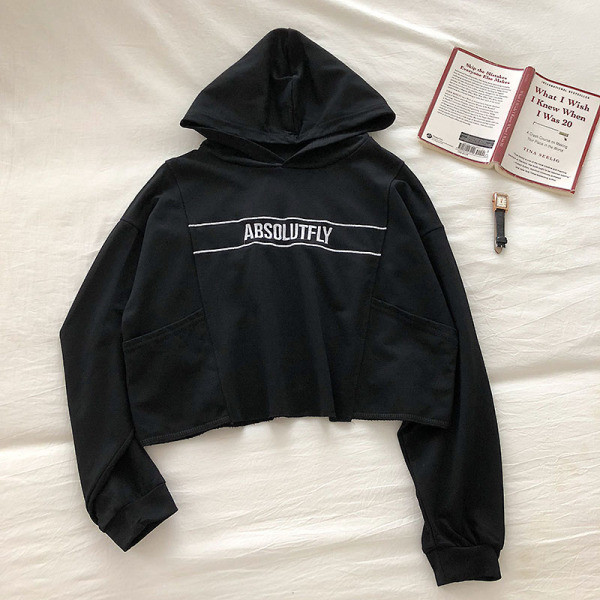 Naiste vabaaja kapuutsiga ja pikkade varrukatega pluus