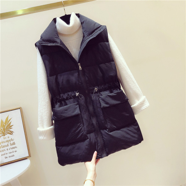 Naiste vabaaja vest taskute ja vöökoha lipsudega