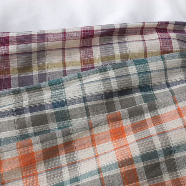 Modern női kockás blúz négyzet alakú nyakkivágással