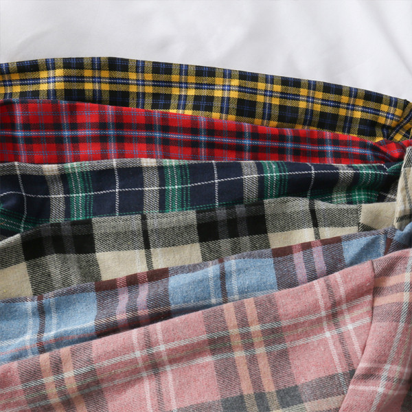 Moodne naiste ruuduline nööpidega särk - lai mudel