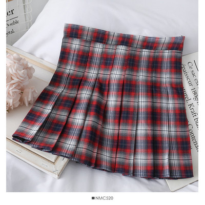 Нов модел дамска плисирана пола - висока талия