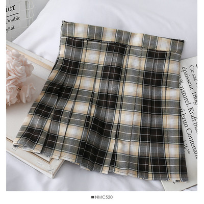 Нов модел дамска плисирана пола - висока талия