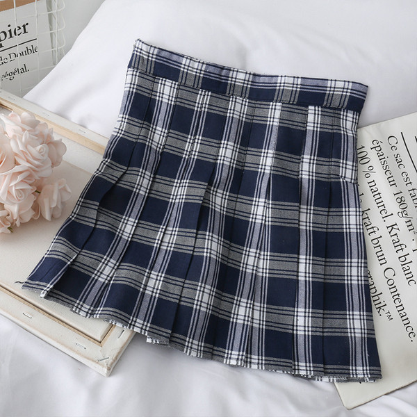 Нов модел дамска плисирана пола - висока талия