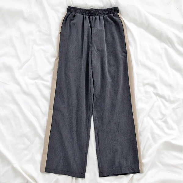 Stiilsed naiste laiad mudelpüksid kõrge elastse vöökoha ja värvilise äärisega