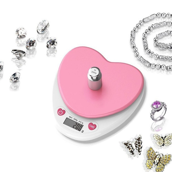 Прецизна кухненска везна във формата на сърце 