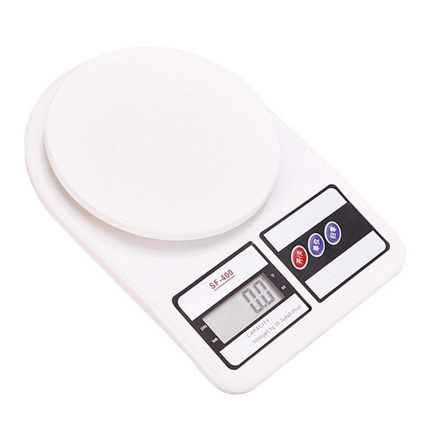 Електронна кухненска везна с LCD дисплей с размер 24x16.5x3.5см