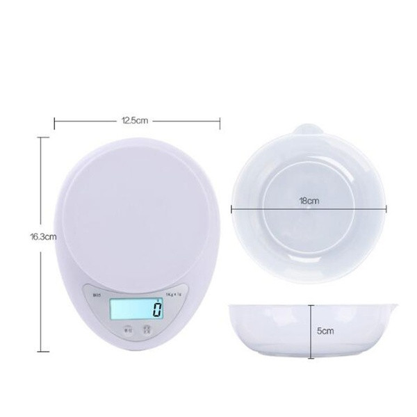 Цифрова кухненска везна с купа и дигитален LCD дисплей