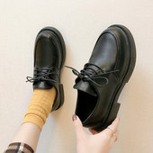 Ženske casual cipele sa ravnim đonom i vezicama - od eko kože u crnoj i smeđoj boji