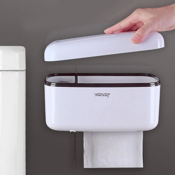 Водоустойчива пластмасова стенна стойка за тоалетна хартия 