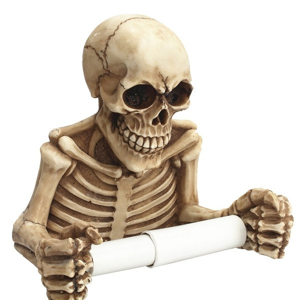 Retro držač kuhinjskog papira s dizajnom kostura