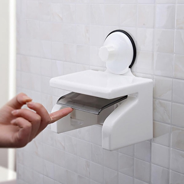 Műanyag falra szerelhető WC-papír tartó maximum 5 kg teherbírással