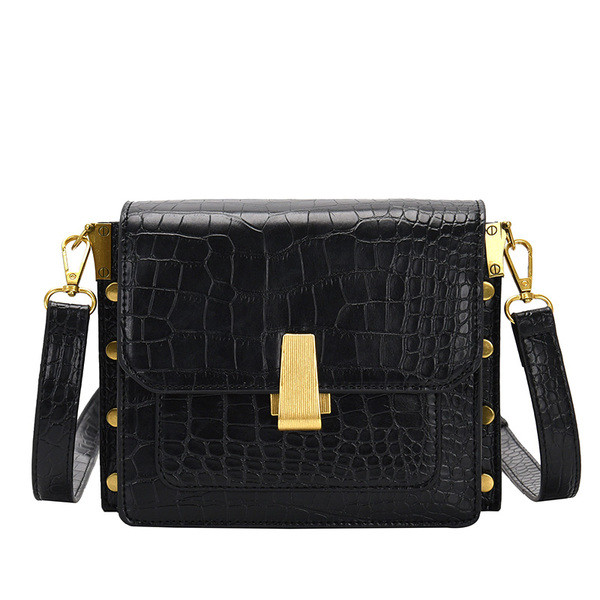 Καθημερινή οικολογική δερμάτινη τσάντα με τετράγωνη μορφή και μεγάλη λαβή