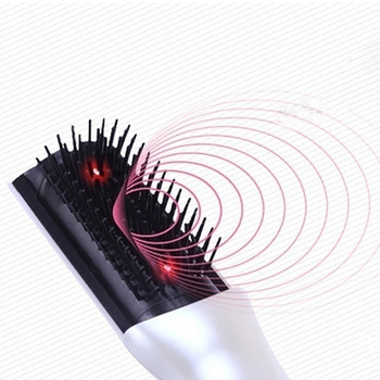 Безжичен гребен за коса - терапия чрез инфрачервени лъчи и вибрации за масаж и растеж на косата