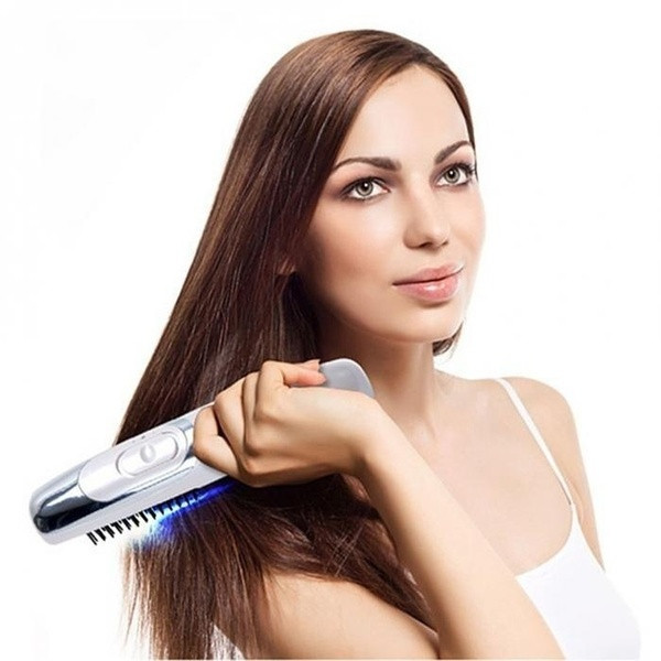 Belaidės plaukų šukos – terapija su infraraudonaisiais spinduliais ir vibracija masažui ir plaukų augimui