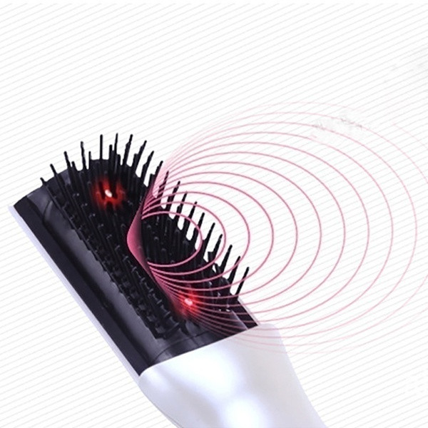 Belaidės plaukų šukos – terapija su infraraudonaisiais spinduliais ir vibracija masažui ir plaukų augimui