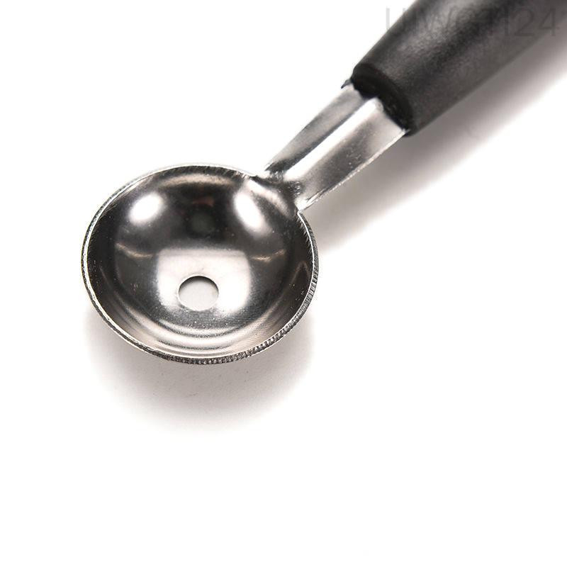 Dupla žlica od nehrđajućeg čelika za posluživanje dinje, lubenice, sladoleda