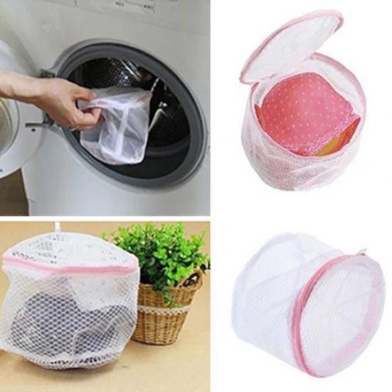 Универсална мрежеста чанта за пране с цип за пералня